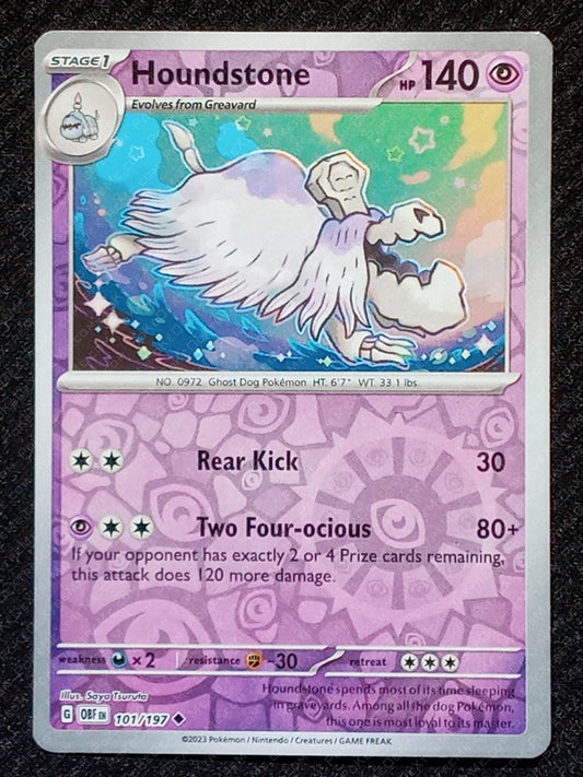 101/197 Houndstone {Reverse Holo}
