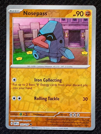 107/197 Nosepass {Reverse Holo}