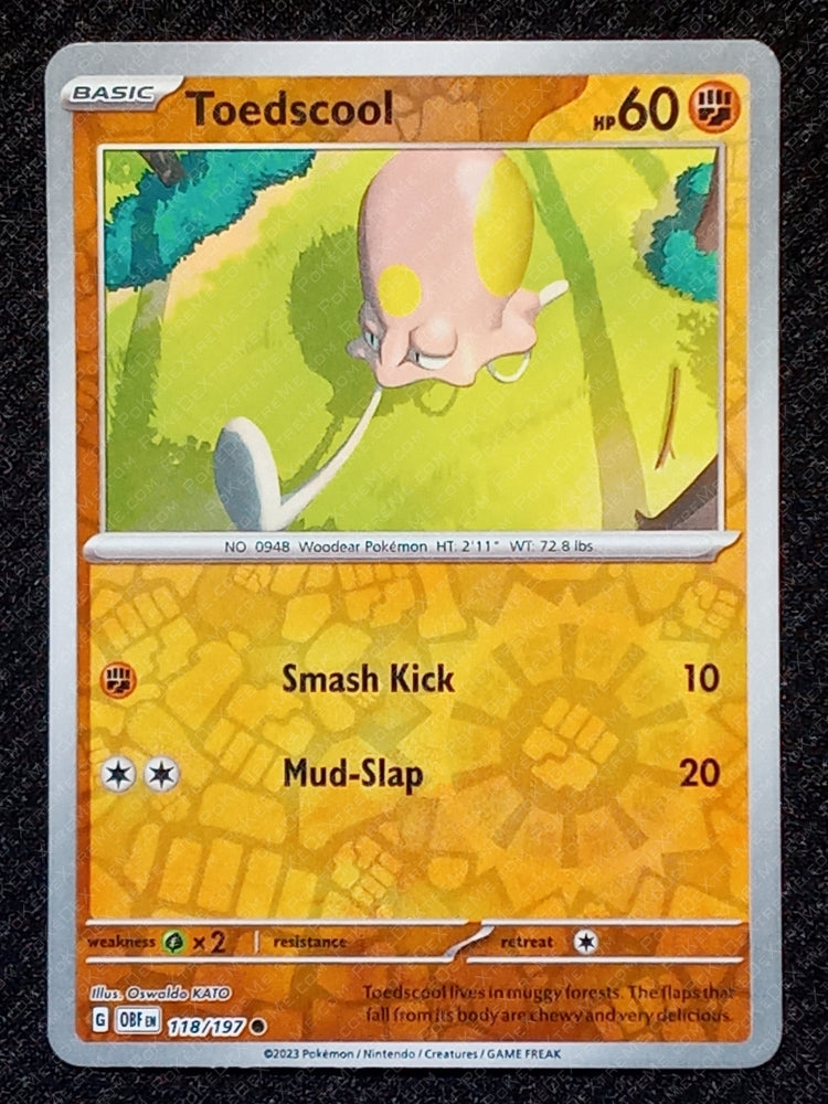 118/197 Toedscool {Reverse Holo}