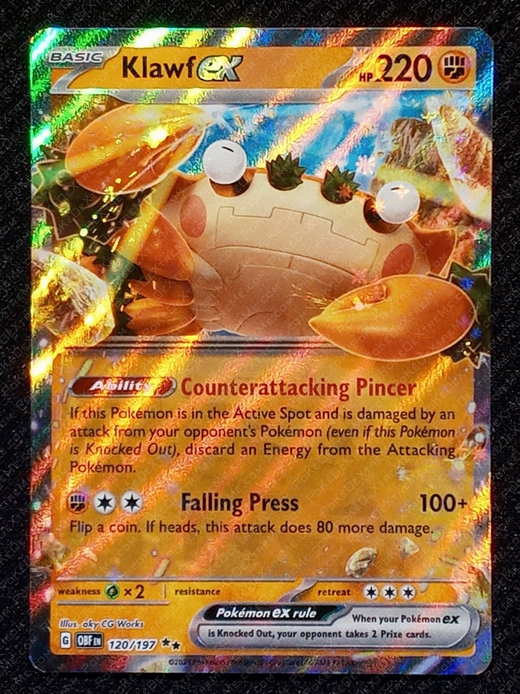 120/197 Klawf EX {Full Art Holo}