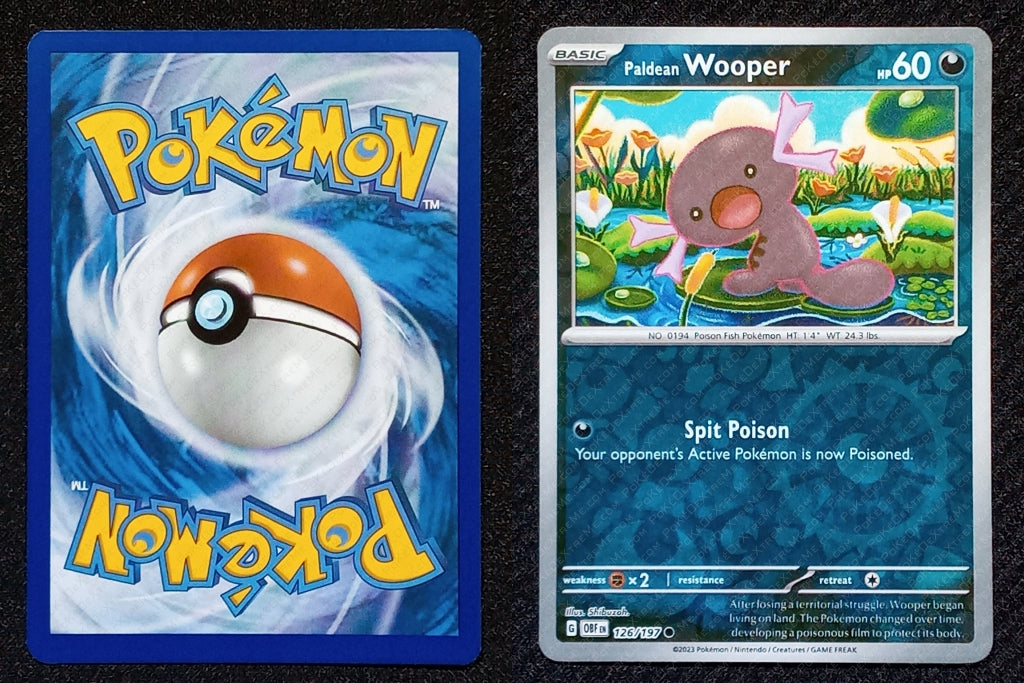 126/197 Paldean Wooper {Reverse Holo}