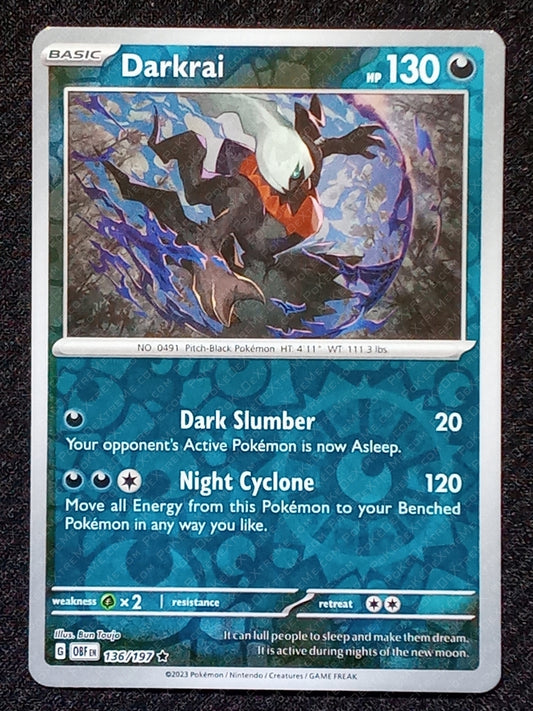 136/197 Darkrai {Reverse Holo}