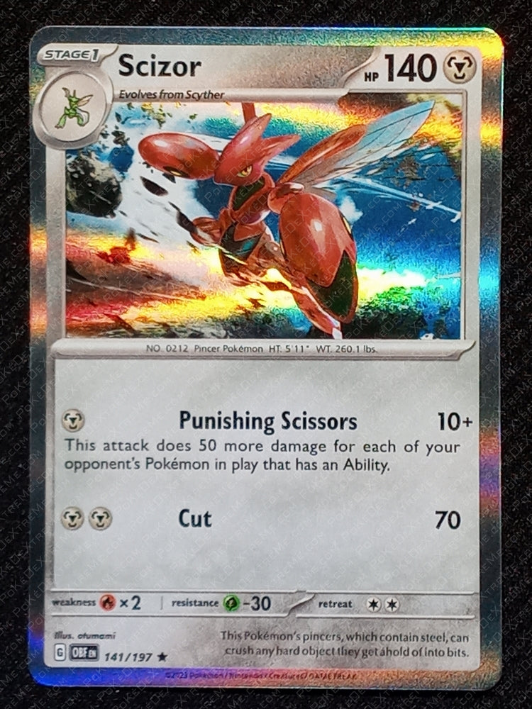 141/197 Scizor {Window Holo}