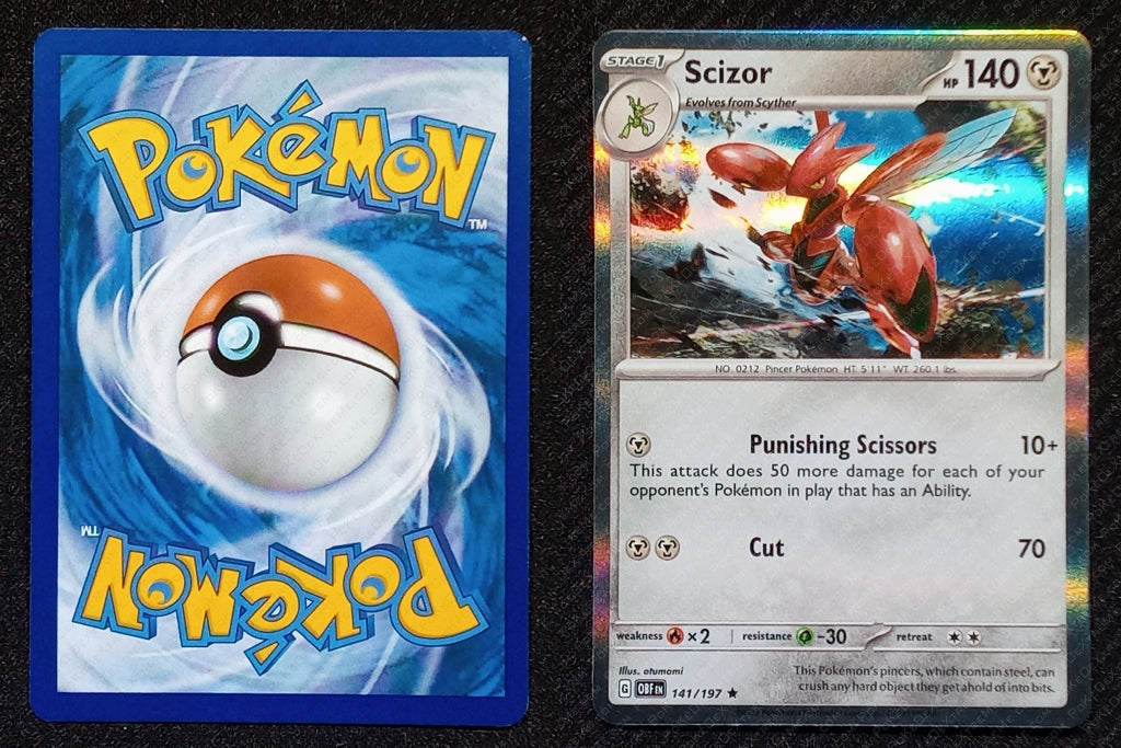 141/197 Scizor {Window Holo}