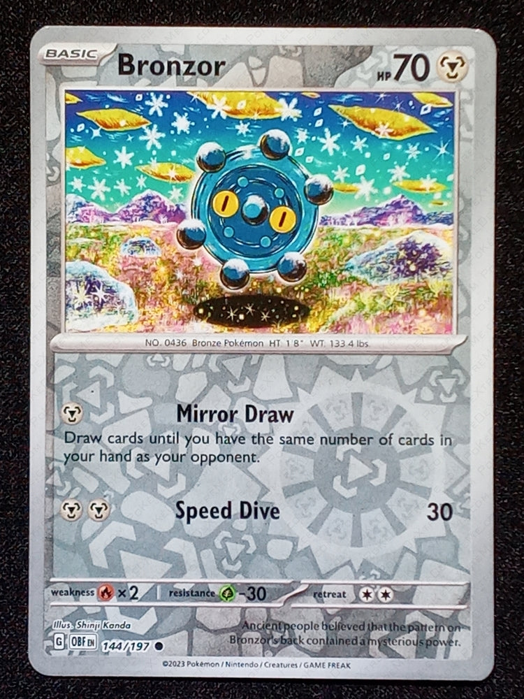 144/197 Bronzor {Reverse Holo}