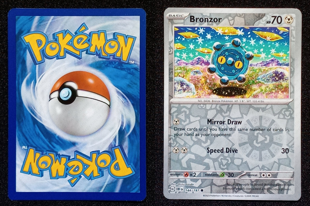 144/197 Bronzor {Reverse Holo}