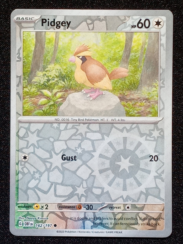 162/197 Pidgey {Reverse Holo}