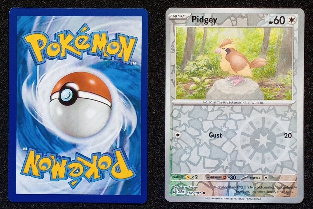 162/197 Pidgey {Reverse Holo}
