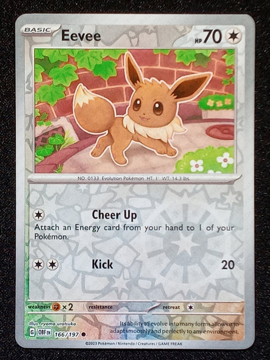 166/197 Eevee {Reverse Holo}