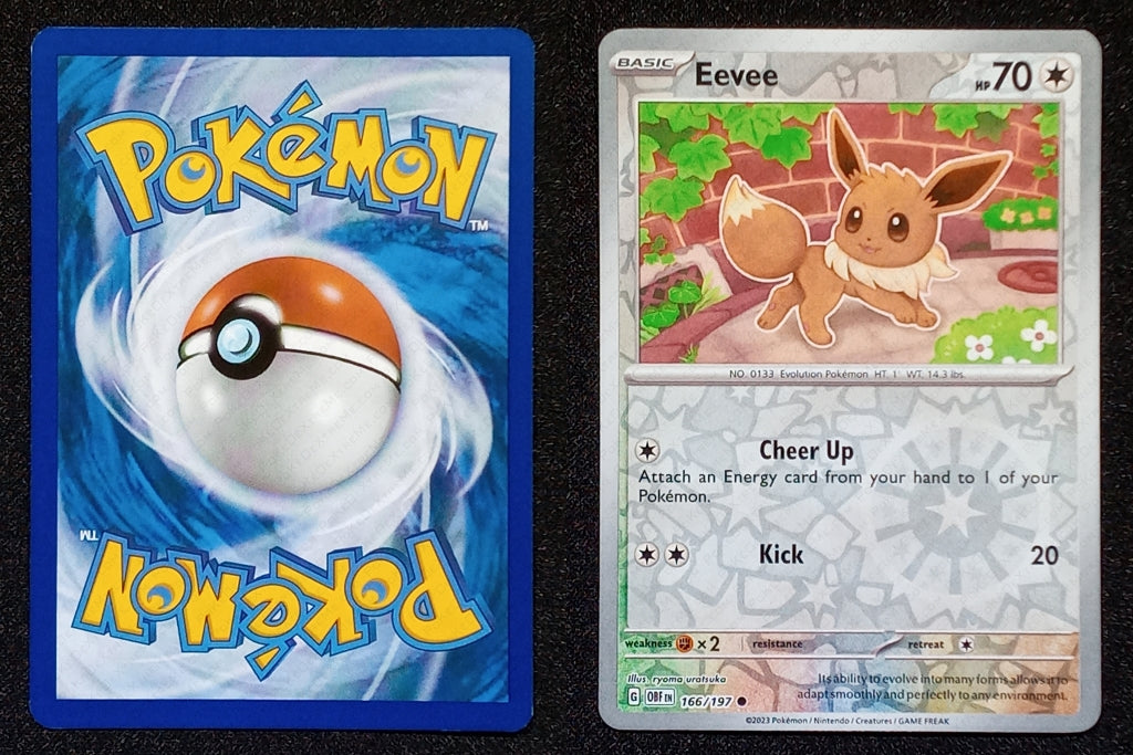 166/197 Eevee {Reverse Holo}