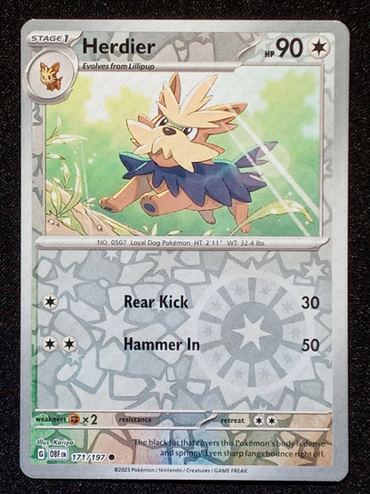 171/197 Herdier {Reverse Holo}