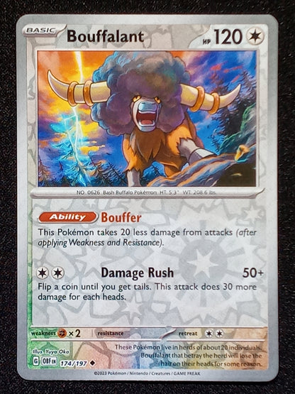 174/197 Bouffalant {Reverse Holo}
