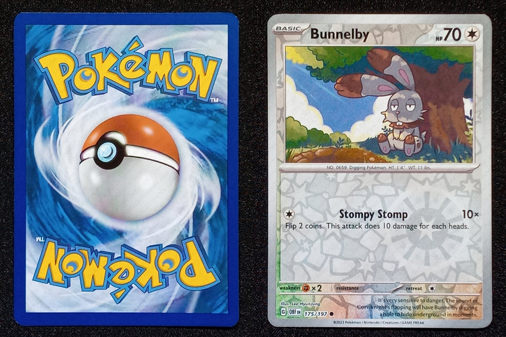 175/197 Bunnelby {Reverse Holo}
