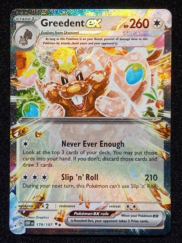 179/197 Greedent EX {Full Art Holo}