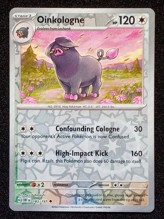 183/197 Oinkologne {Reverse Holo}