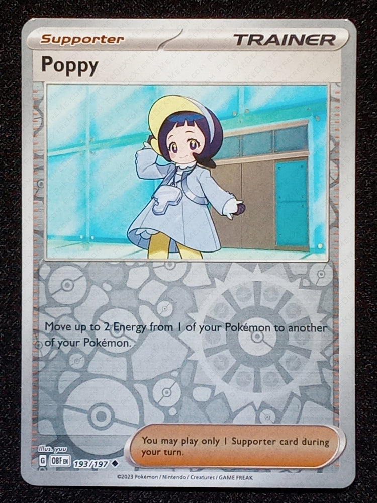 193/197 Poppy {Reverse Holo}
