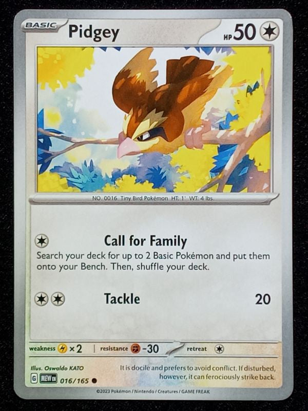 016/165 Pidgey