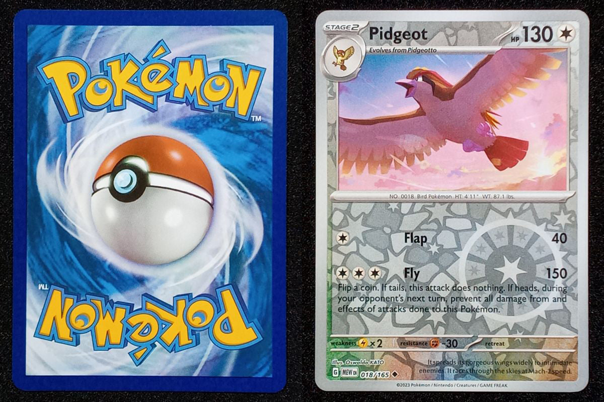018/165 Pidgeot {Reverse Holo}
