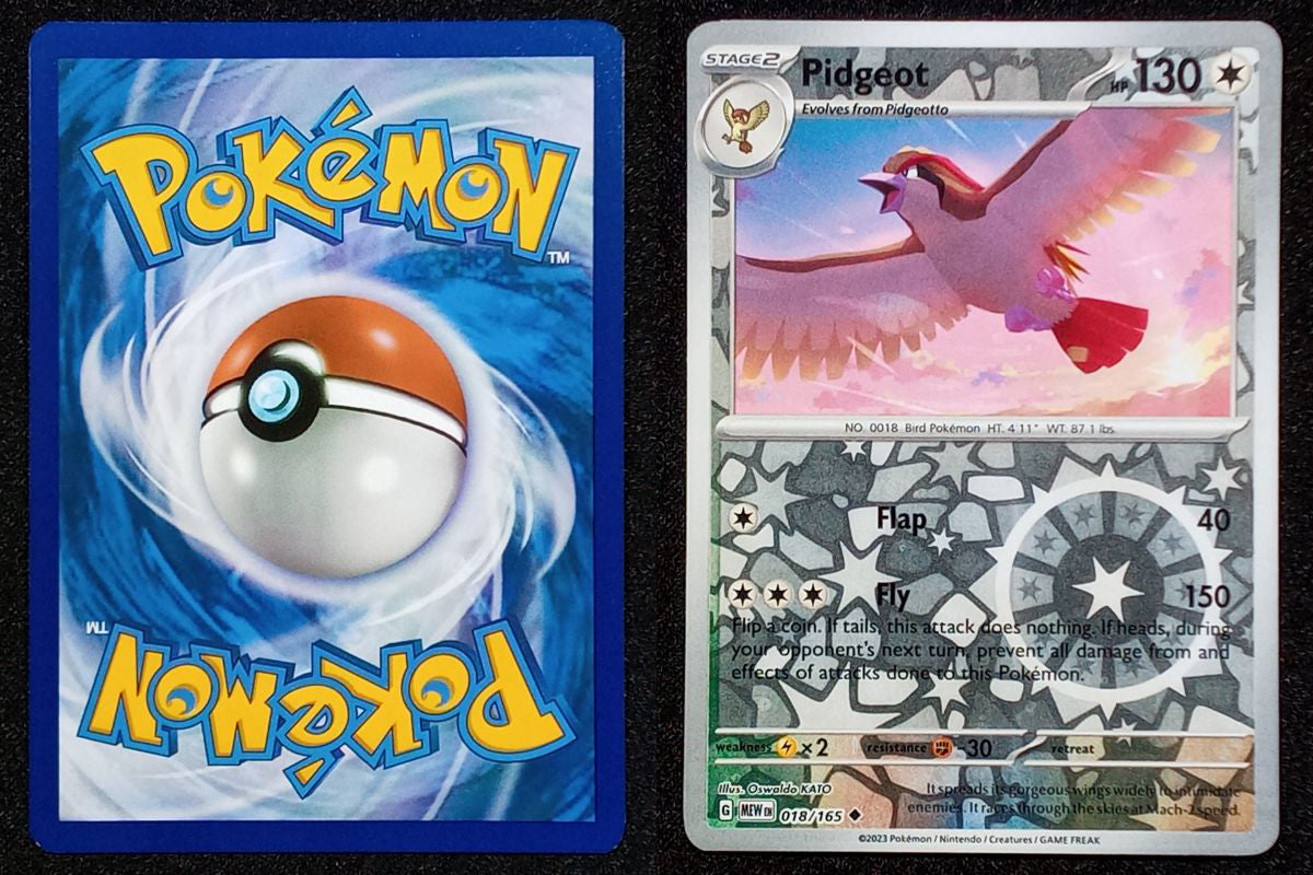 018/165 Pidgeot {Reverse Holo}
