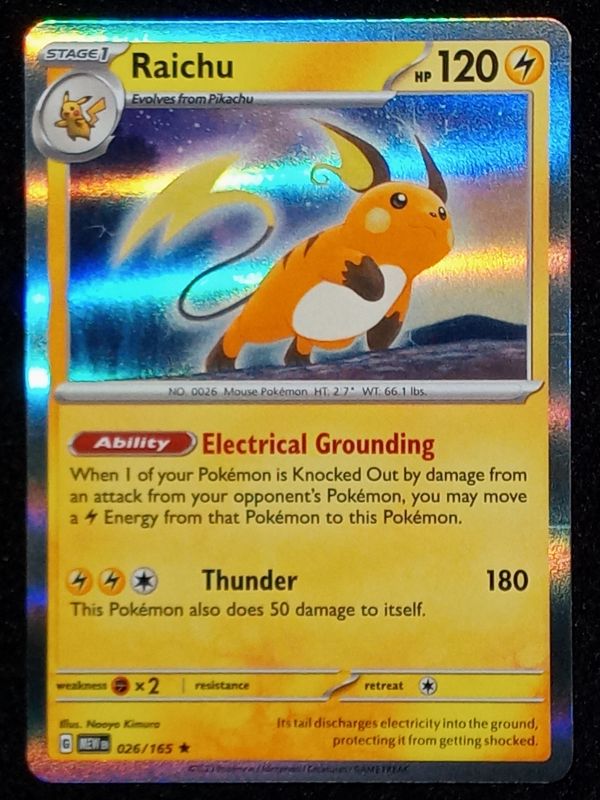 026/165 Raichu {Regular Holo}