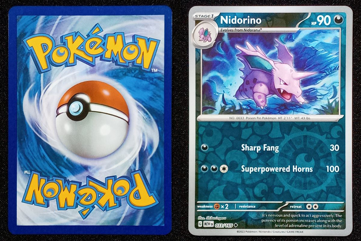033/165 Nidorino {Reverse Holo}