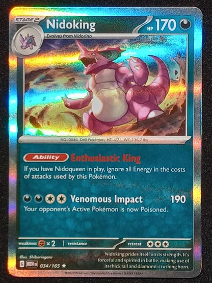 034/165 Nidoking {Regular Holo}