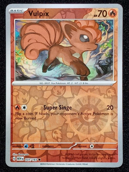 037/165 Vulpix {Reverse Holo}