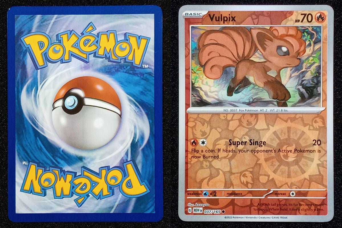 037/165 Vulpix {Reverse Holo}