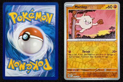 056/165 Mankey {Reverse Holo}