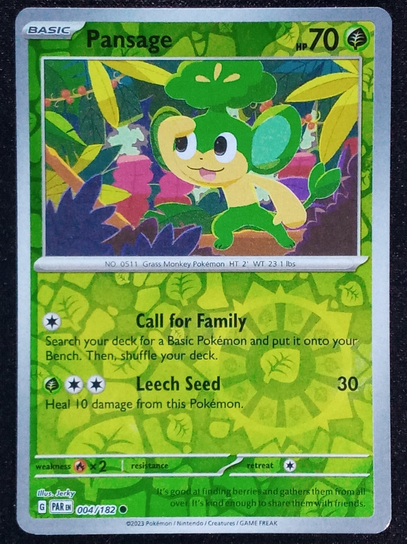 004/182 Pansage {Reverse Holo}